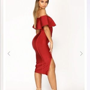 Fashion Nova Portrayal Bandage Dress